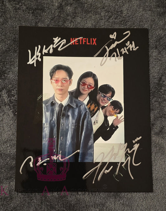 Queen of Tears 10inches Autograph Kim Ji Won Kim Soo Hyun Park Sung-hoon Kwang Dong-Yeon