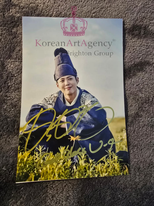 Park Bo Gum Love in the Moonlight 7inches Autograph