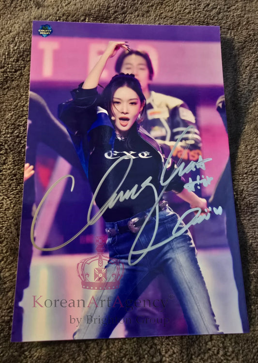 Chungha 6 inches Autograph