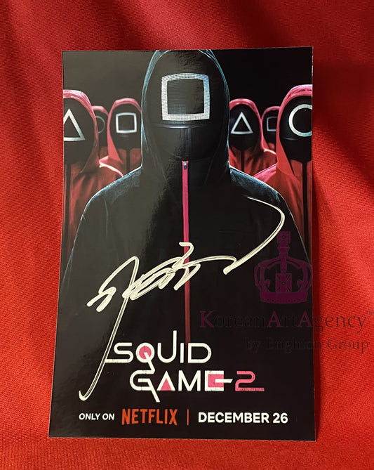 Squid Game Lee Byung Hun 6 inches Autograph