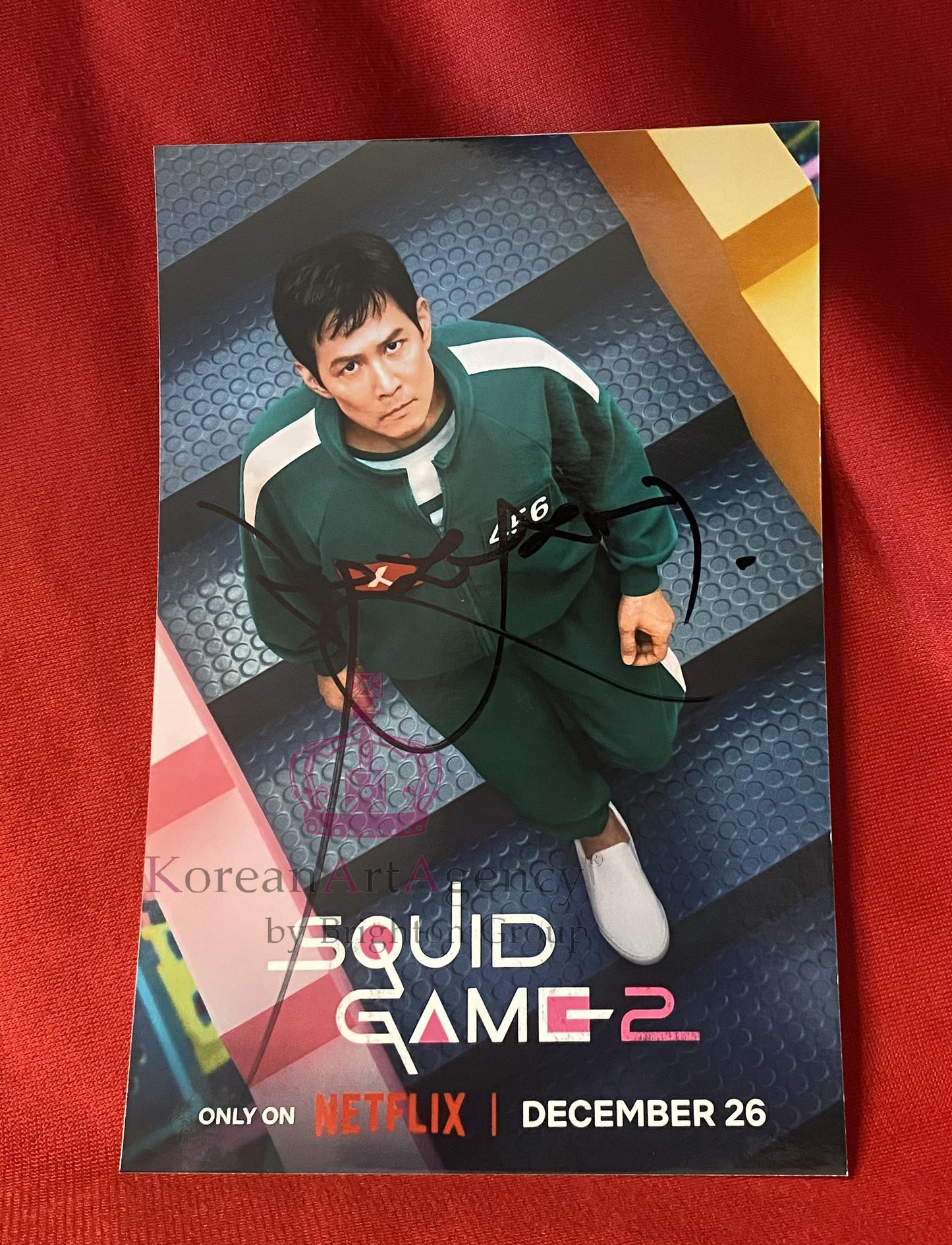 Squid Game Lee Jung Jae 6inches Autograph