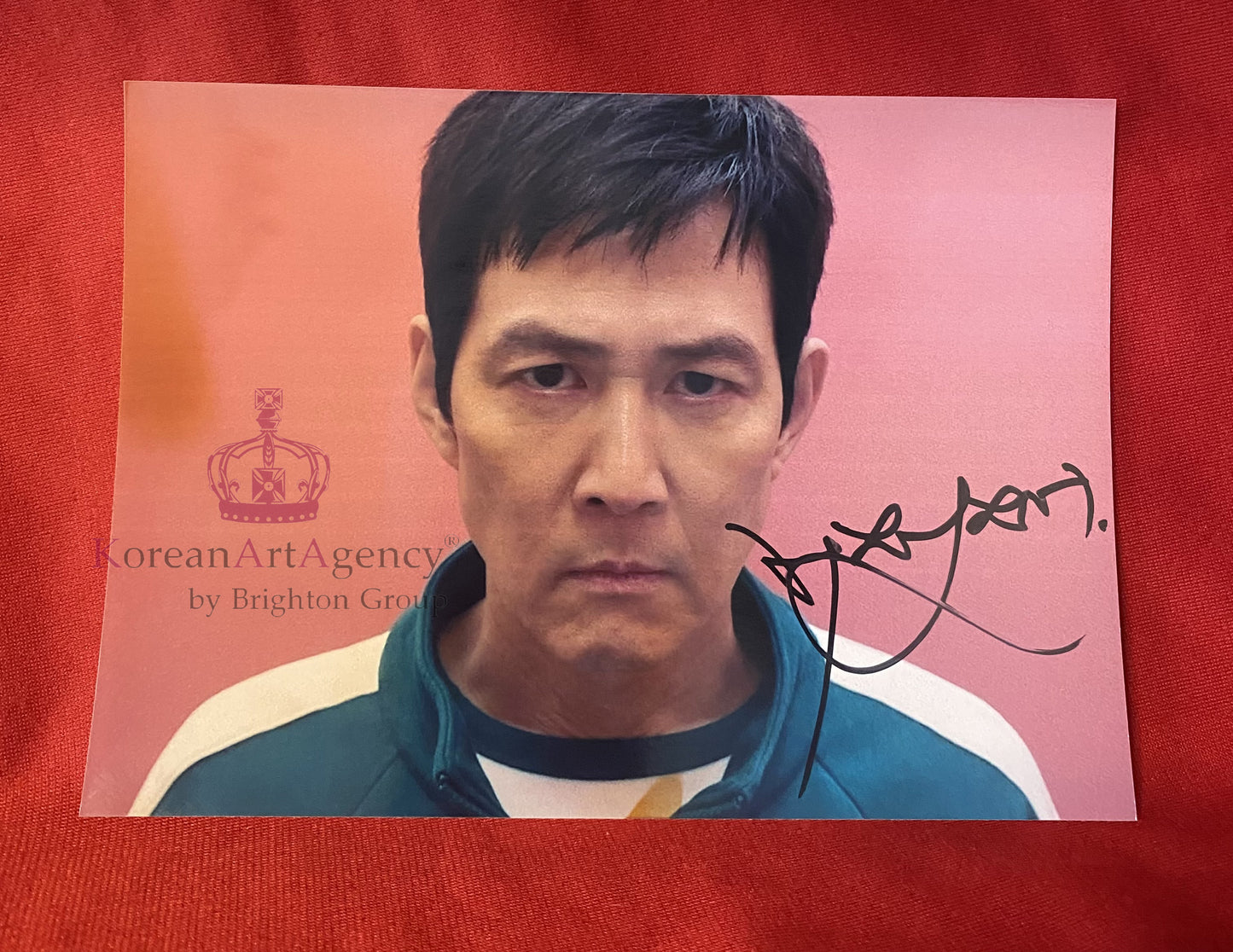 Squid Game Lee Jung Jae 7 inches Autograph