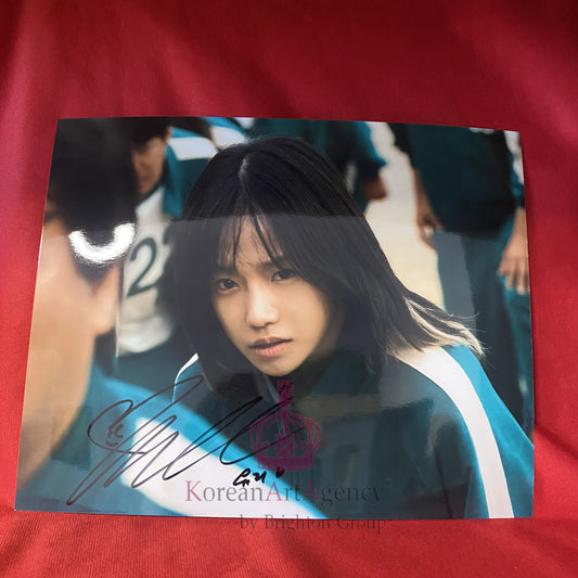 Squid Game Jo Yuri 10 inches Autograph