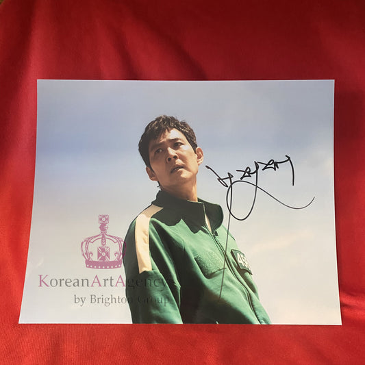 Squid Game Lee Jung Jae 10 inches Autograph