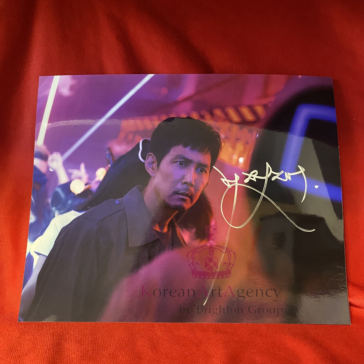 Squid Game Lee Jung Jae 10 inches Autograph