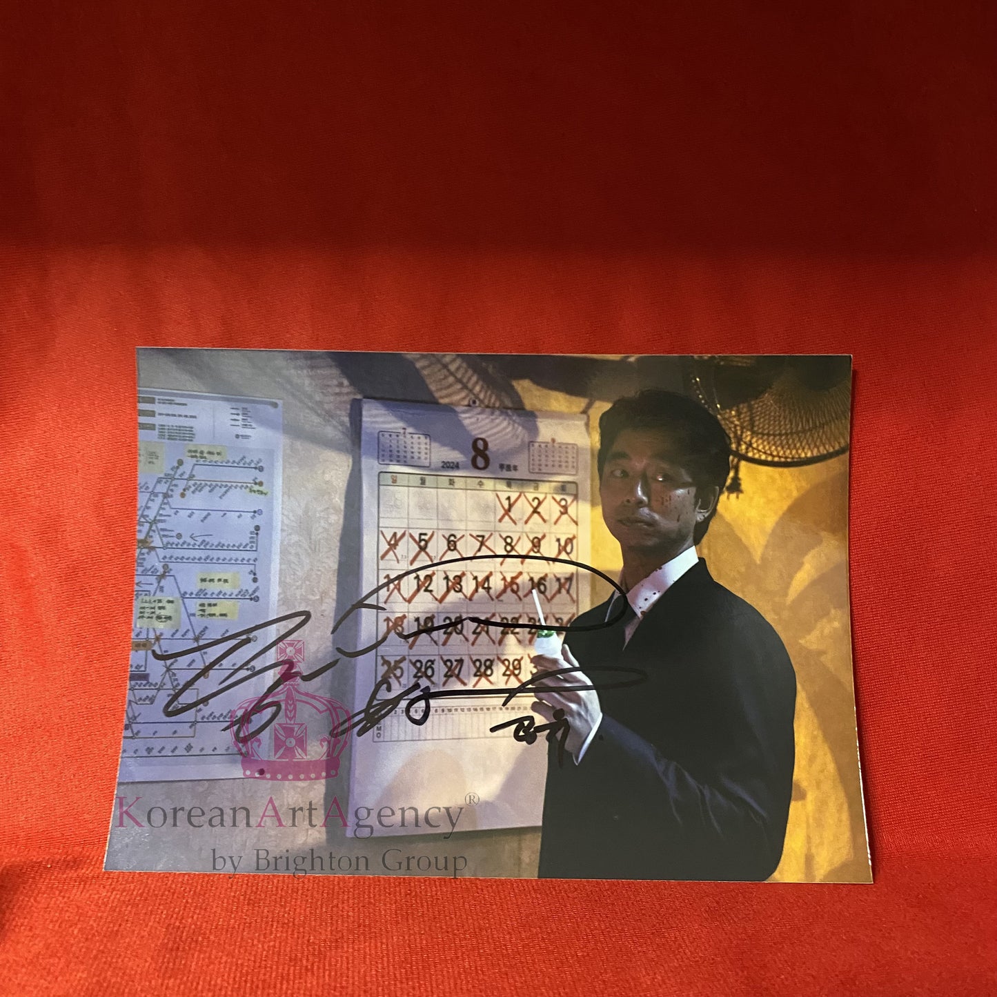 Squid Game Gong Yoo 7 inches Autograph