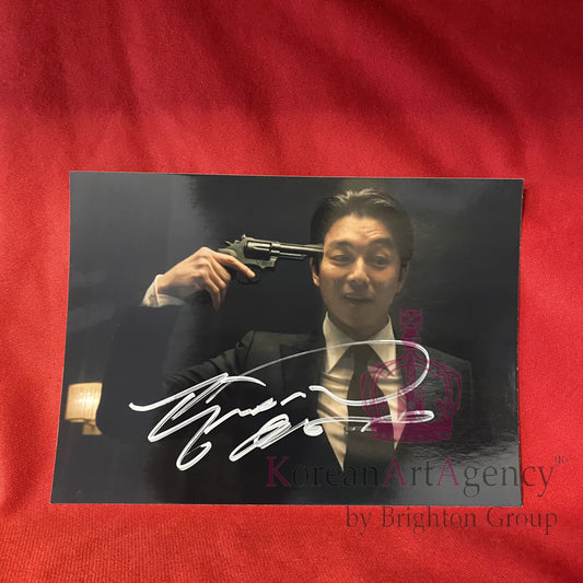 Squid Game Gong Yoo 7 inches Autograph