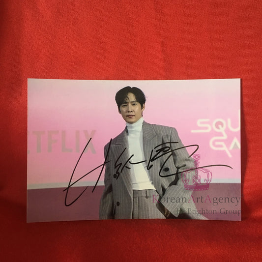 Squid Game Park Sung Hoon 6 inches Autograph