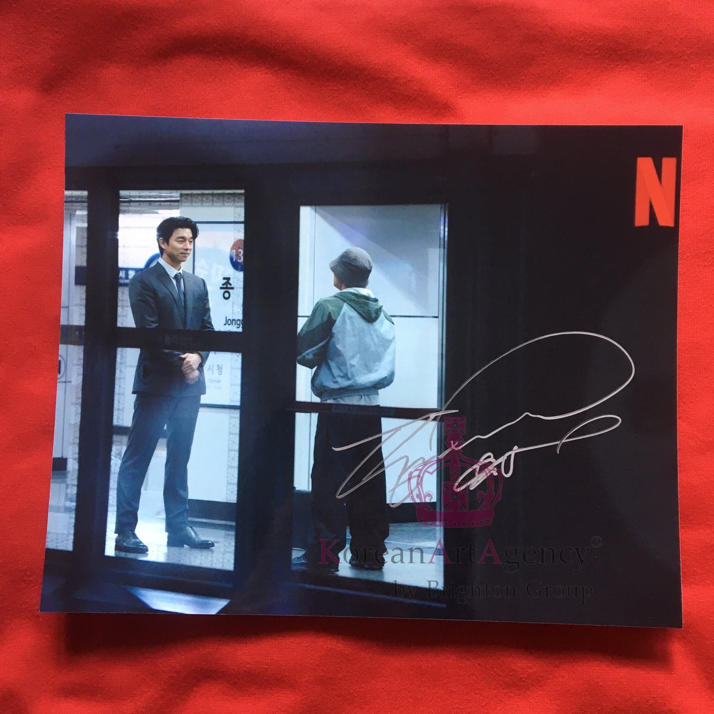 Squid Game Gong Yoo 10 inches Autograph