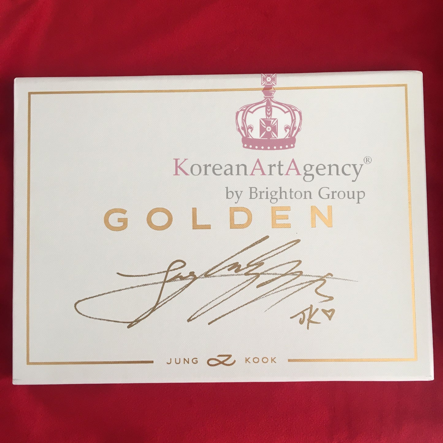 BTS Jungkook Golden Album (Solid Version) Autographed