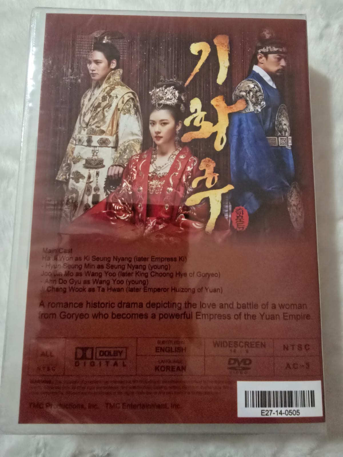 Empress Ki English Subtitled DVD Korean Drama Ha Ji Won Joo Jin Mo Ji Chang Wook