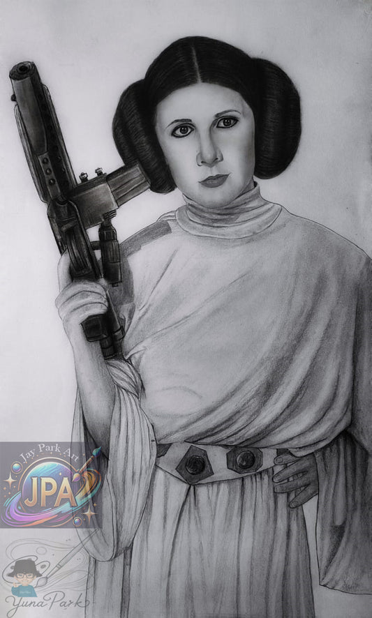 Princess Leia – A Galactic Icon (20x30 cm)