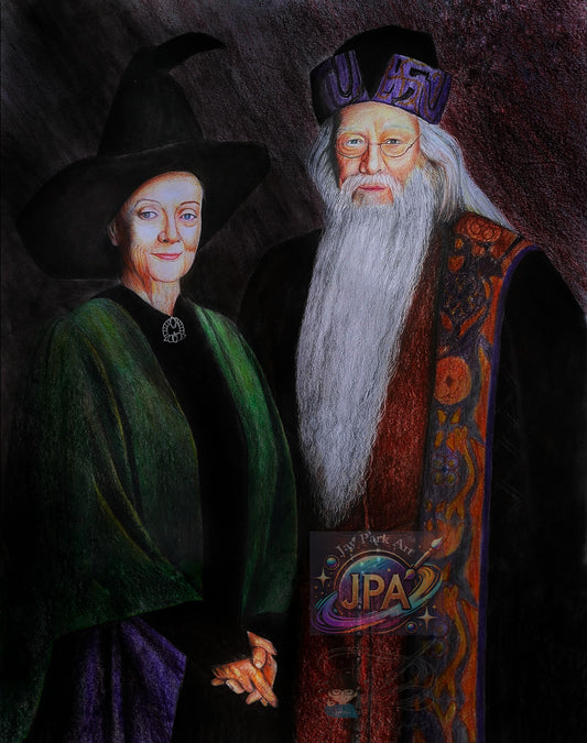 Harry Potter – Professor Albus Dumbledore & Professor Minerva McGonagall 30x20 cm