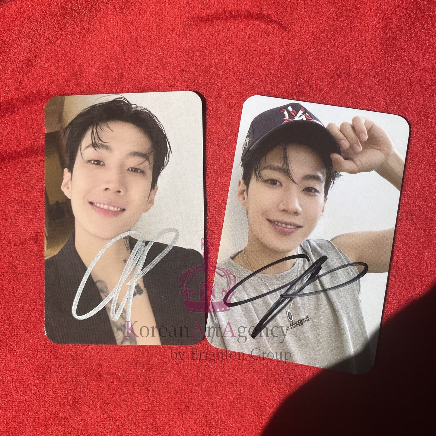 Jay Park THE ONE YOU WANTED Official Photocards SET 2pcs Autographed