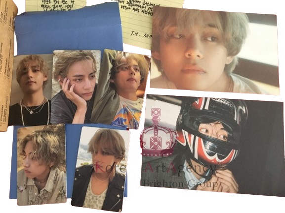 BTS V Layover Album Blue Version Autographed