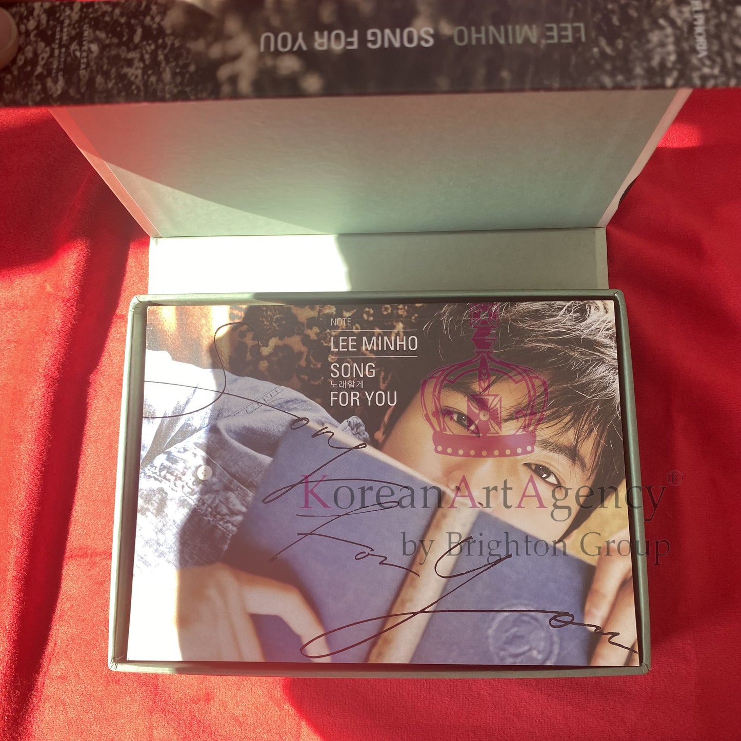 Lee Min Ho Song for you Album Autographed CD/DVD