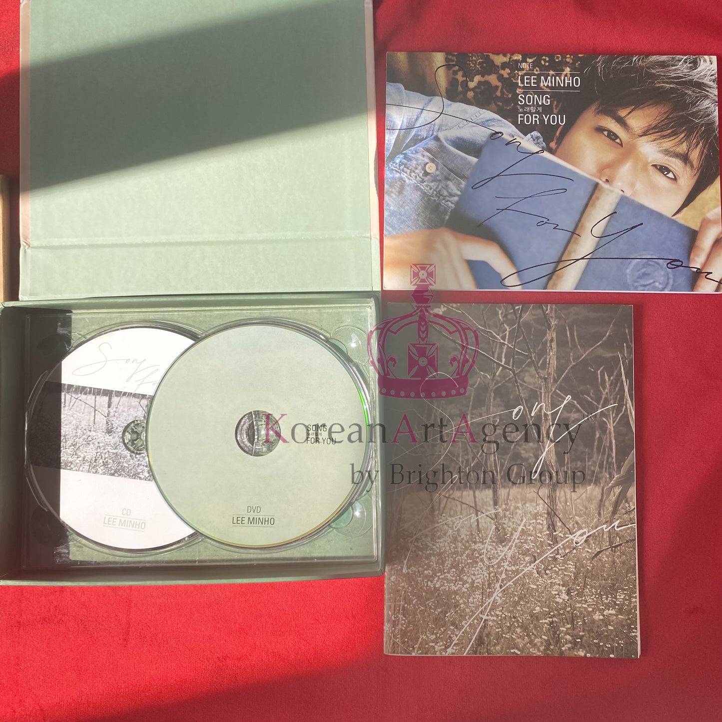 Lee Min Ho Song for you Album Autographed CD/DVD