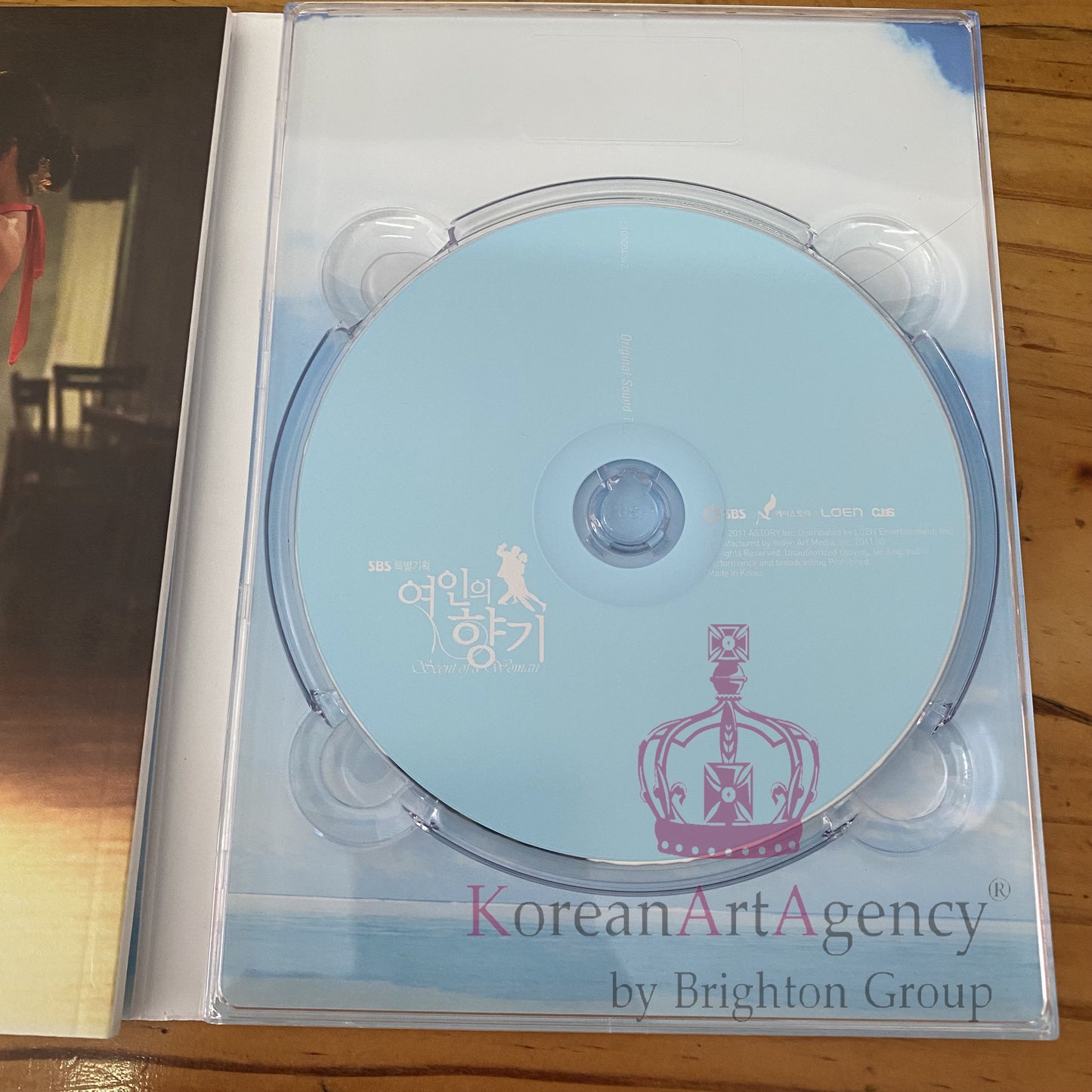 Scent of a Woman OST CD – Autographed by Lee Dong Wook & Kim Sun-A