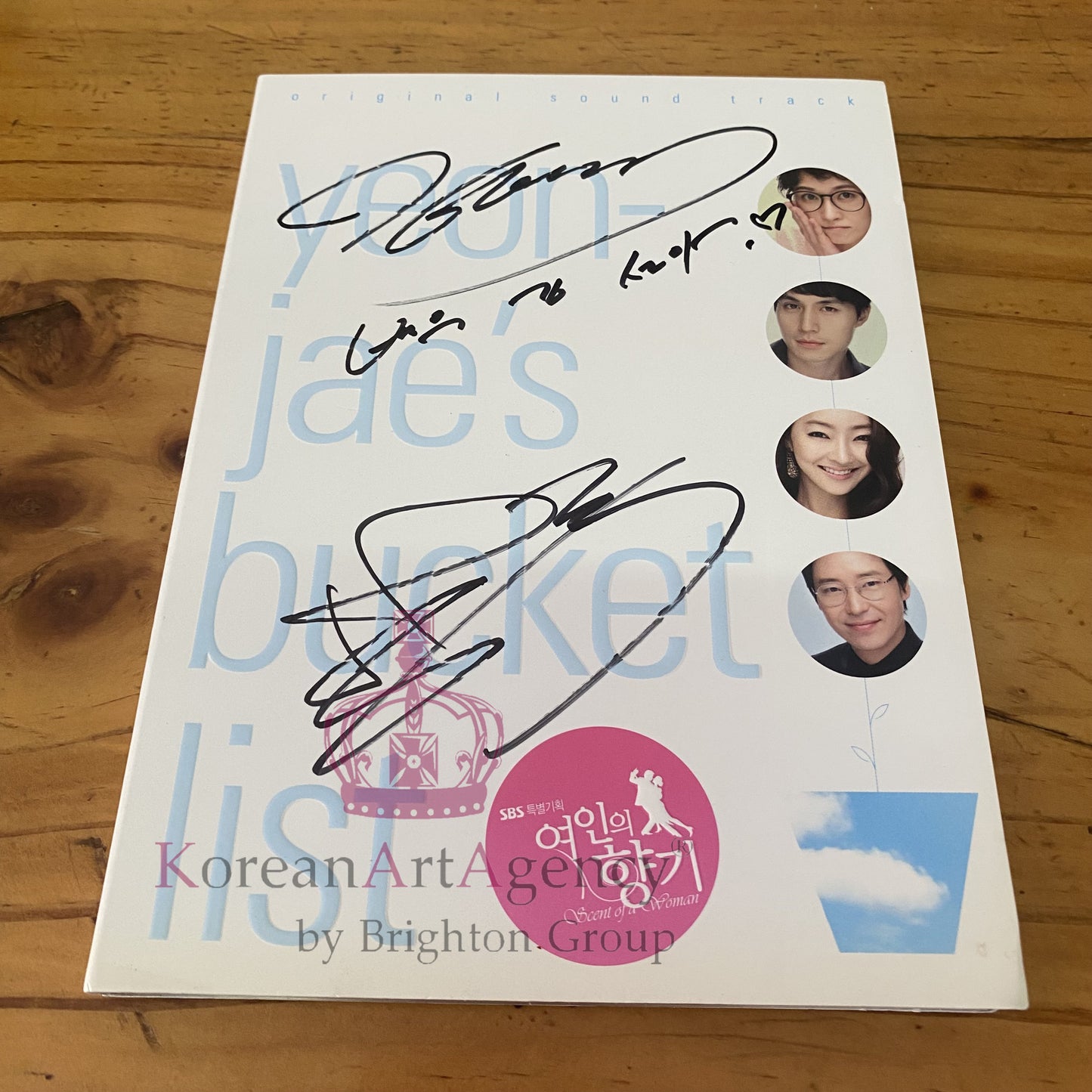 Scent of a Woman OST CD – Autographed by Lee Dong Wook & Kim Sun-A