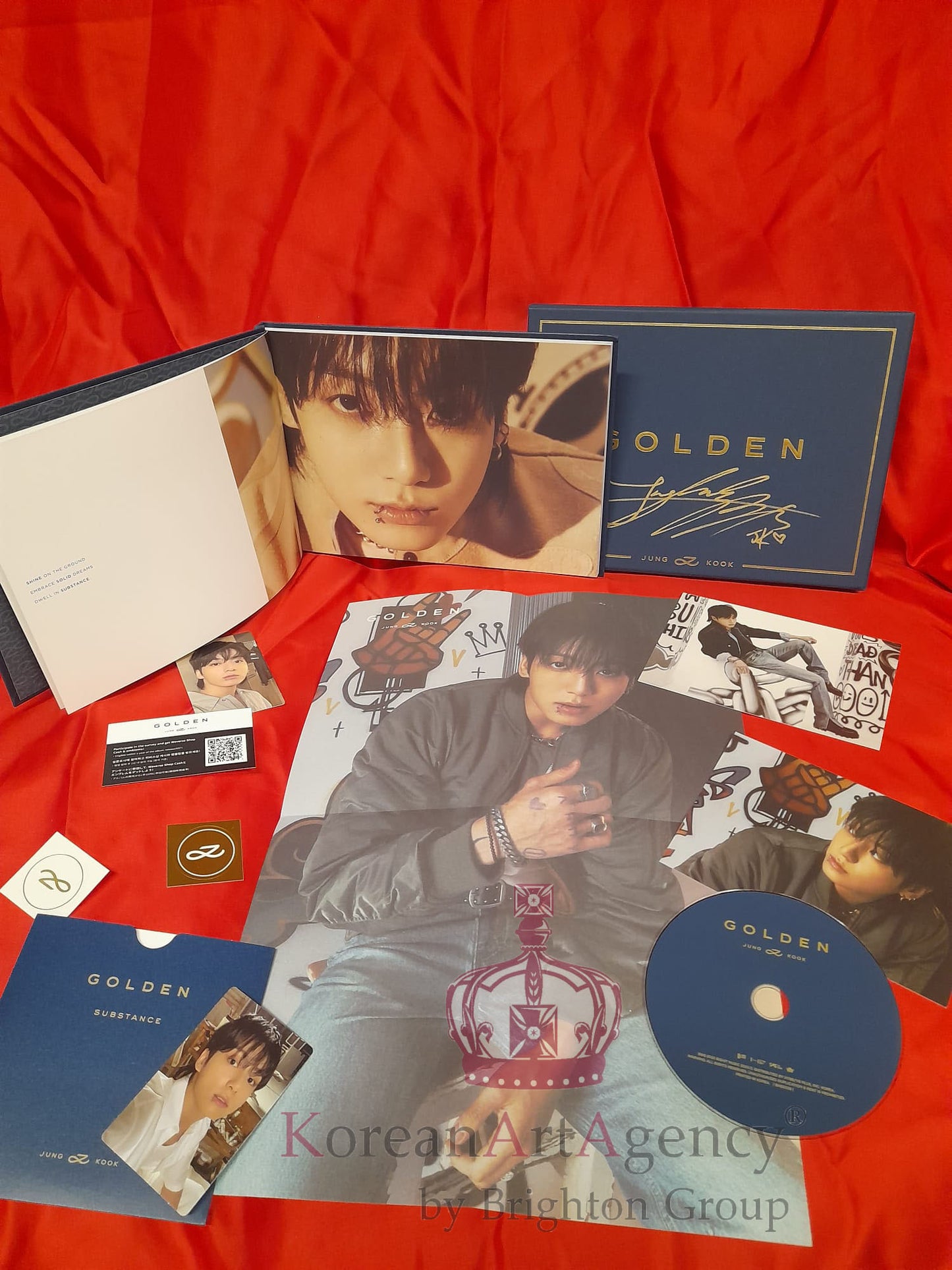 BTS Jungkook Golden Album (Substance Version) Autographed