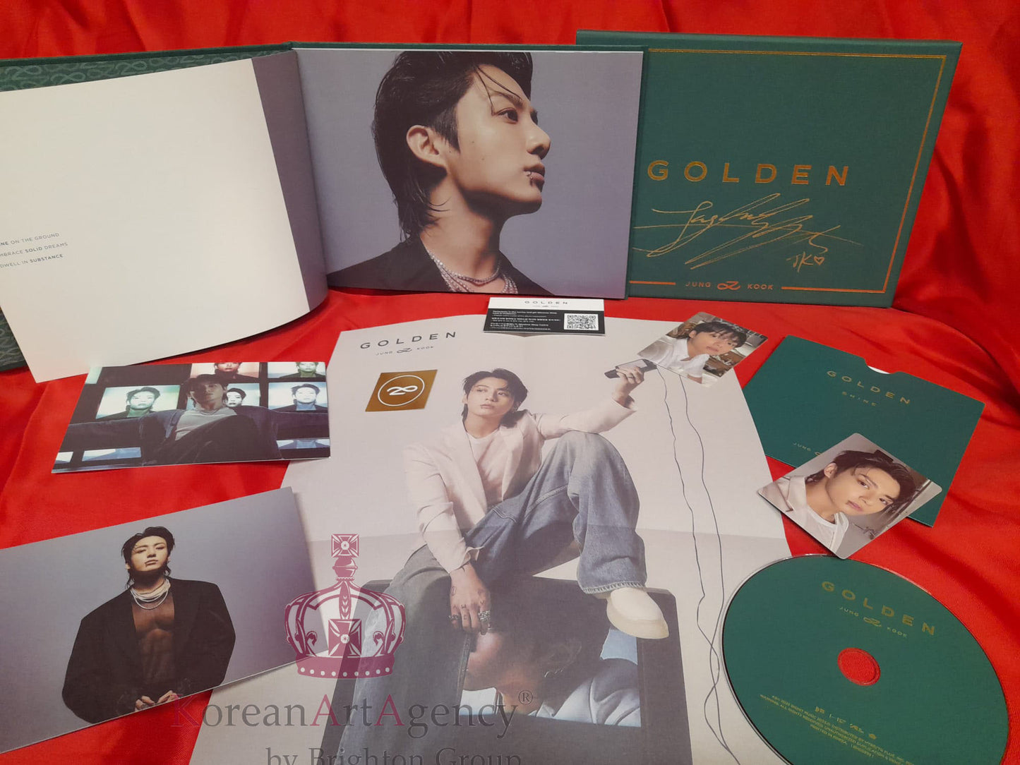 BTS Jungkook Golden Album (Shine Version) Autographed