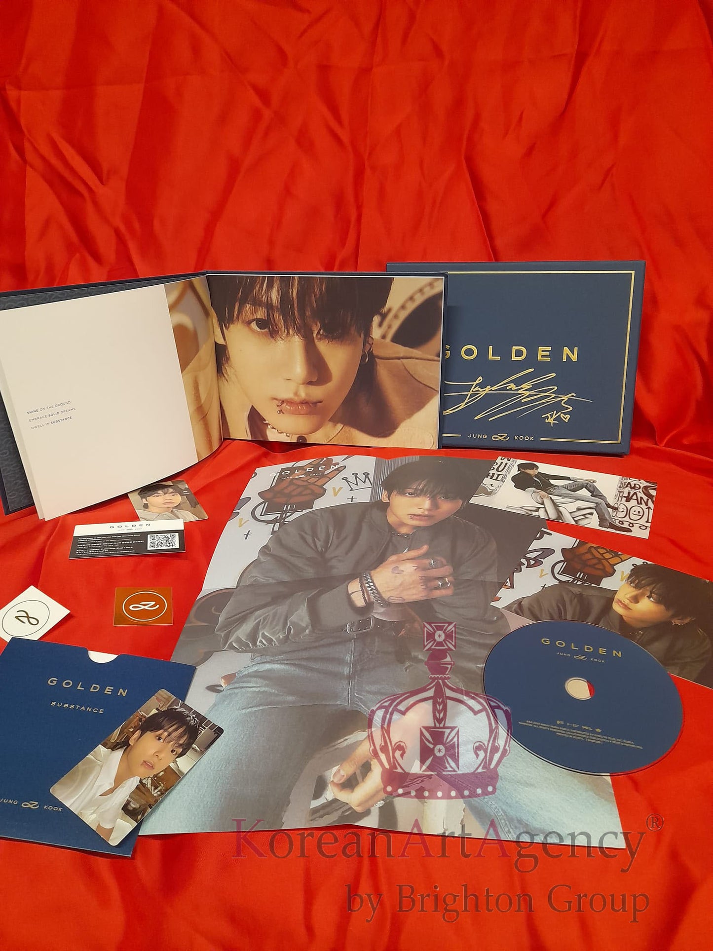 BTS Jungkook Golden Album (Substance Version) Autographed