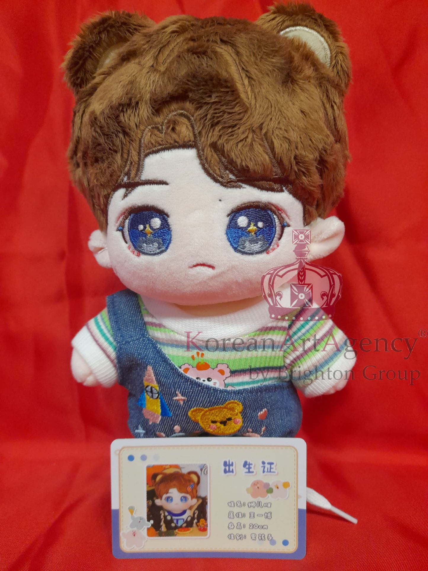 Xiao Zhan Hand-signed Autographed Plush Doll Stuffed Toy