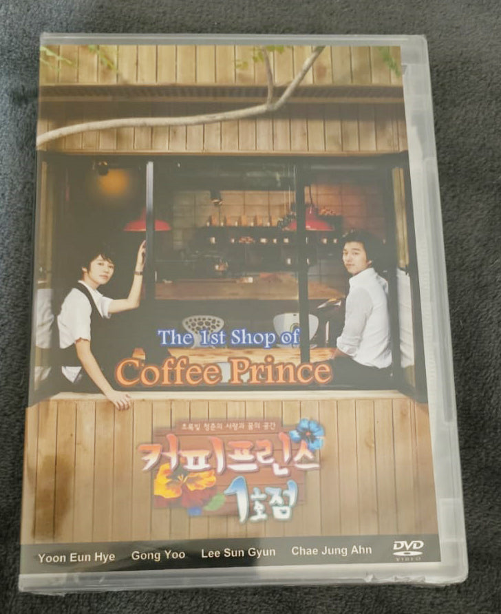 Coffee Prince Korean Drama DVD English Subtitled Gong Yoo Yoon Eun-Hye Lee Sun-Kyun