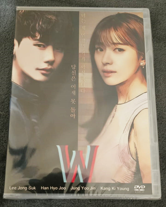 W: Two Worlds Apart DVD English Subtitled Lee Jong Suk Han Hyo Joo