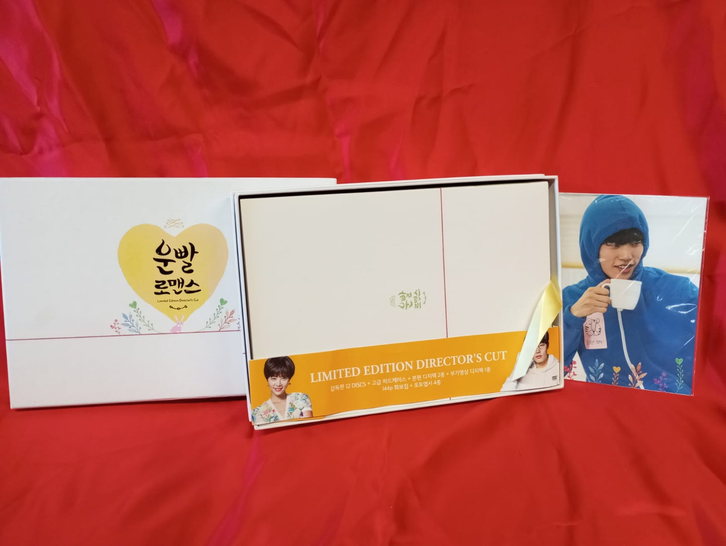 Lucky Romance DVD 12-Disc + Photobook + Postcard Director's Edition English Subtitled Hwang Jung Eum  Ryu Jun Yeol