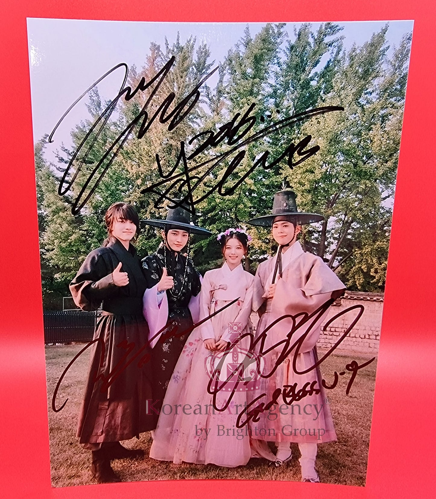 Love in the Moonlight Park Bo Gum Kim You Jung Jin Young Kwak Dong Yeon Autograph