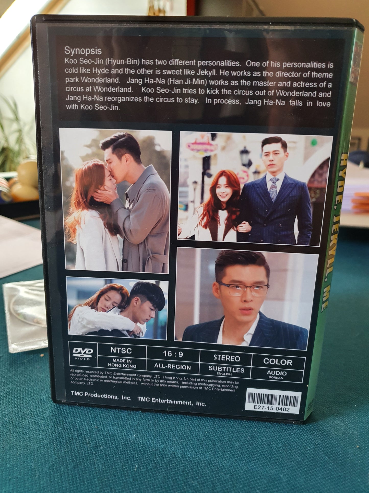 Hyde Jekyll, Me Korean Series DVD English Subtitle Hyun Bin Han Ji Min