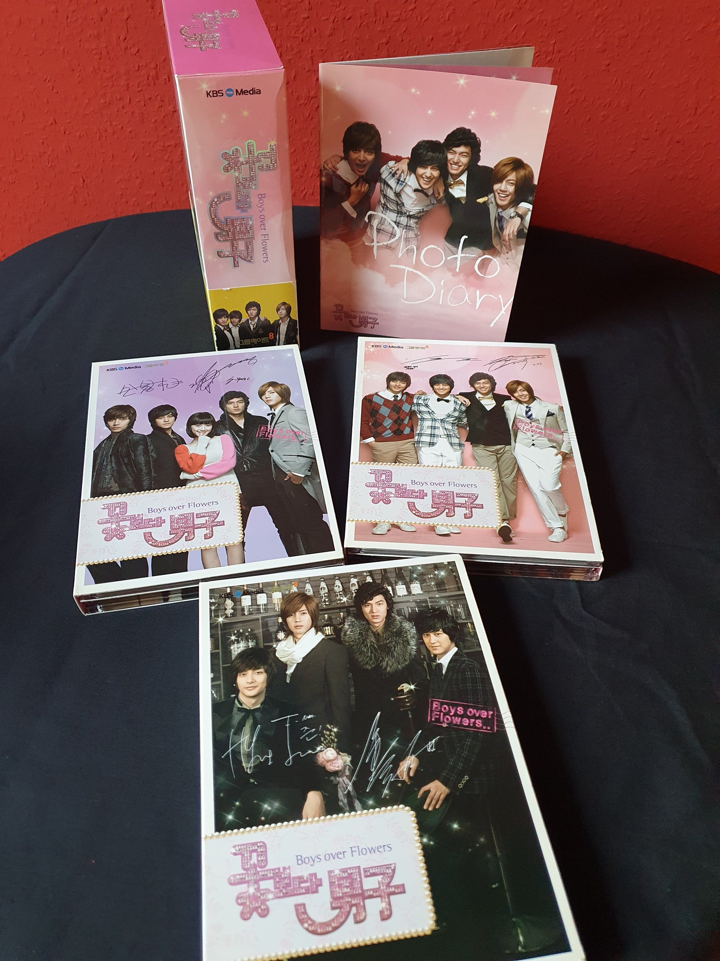 Boys Over Flowers Korean Series DVD Box Set + Photo Diary Autographed Lee Min Ho Ku Hye Seon