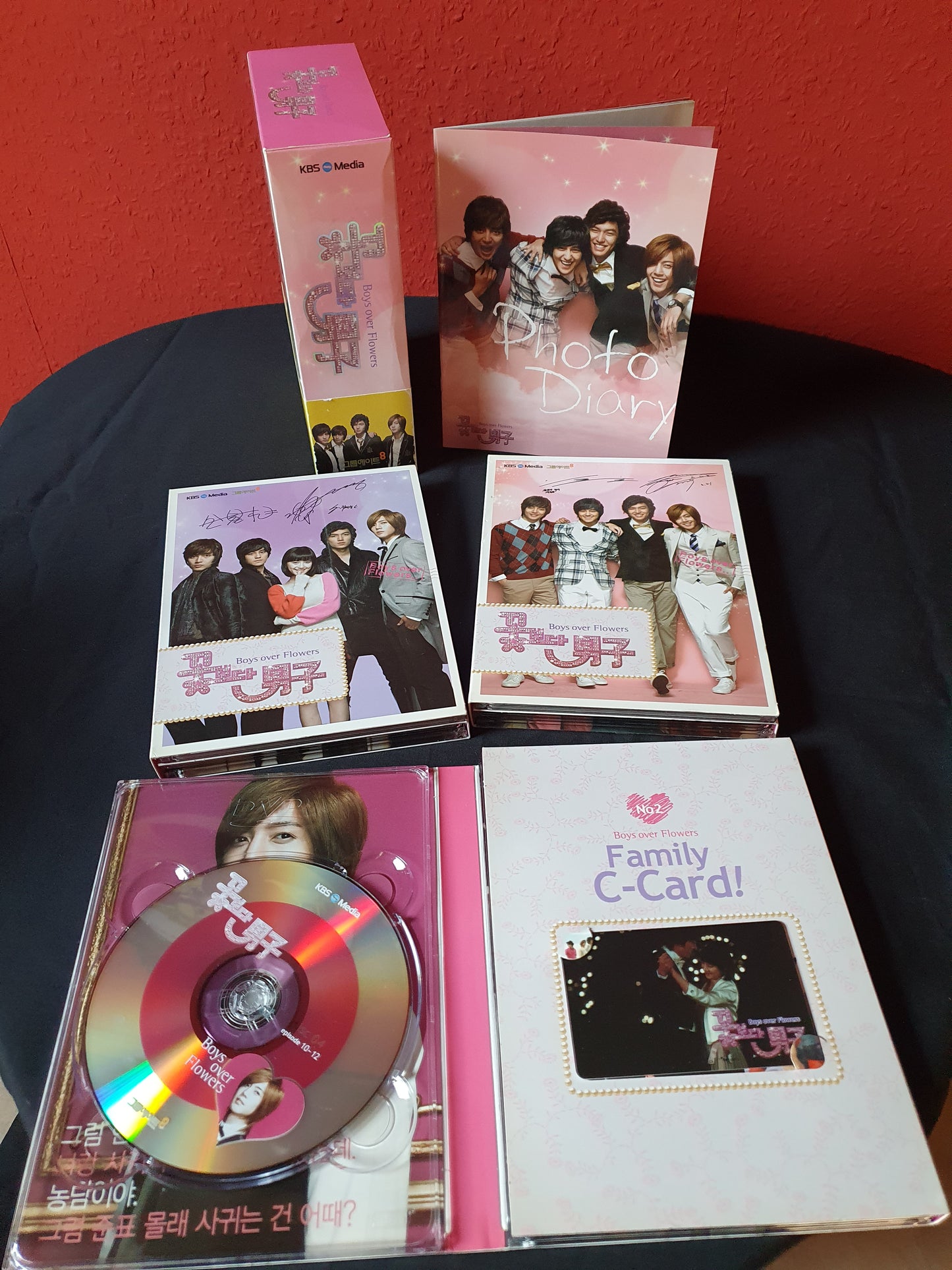 Boys Over Flowers Korean Series DVD Box Set + Photo Diary Autographed Lee Min Ho Ku Hye Seon