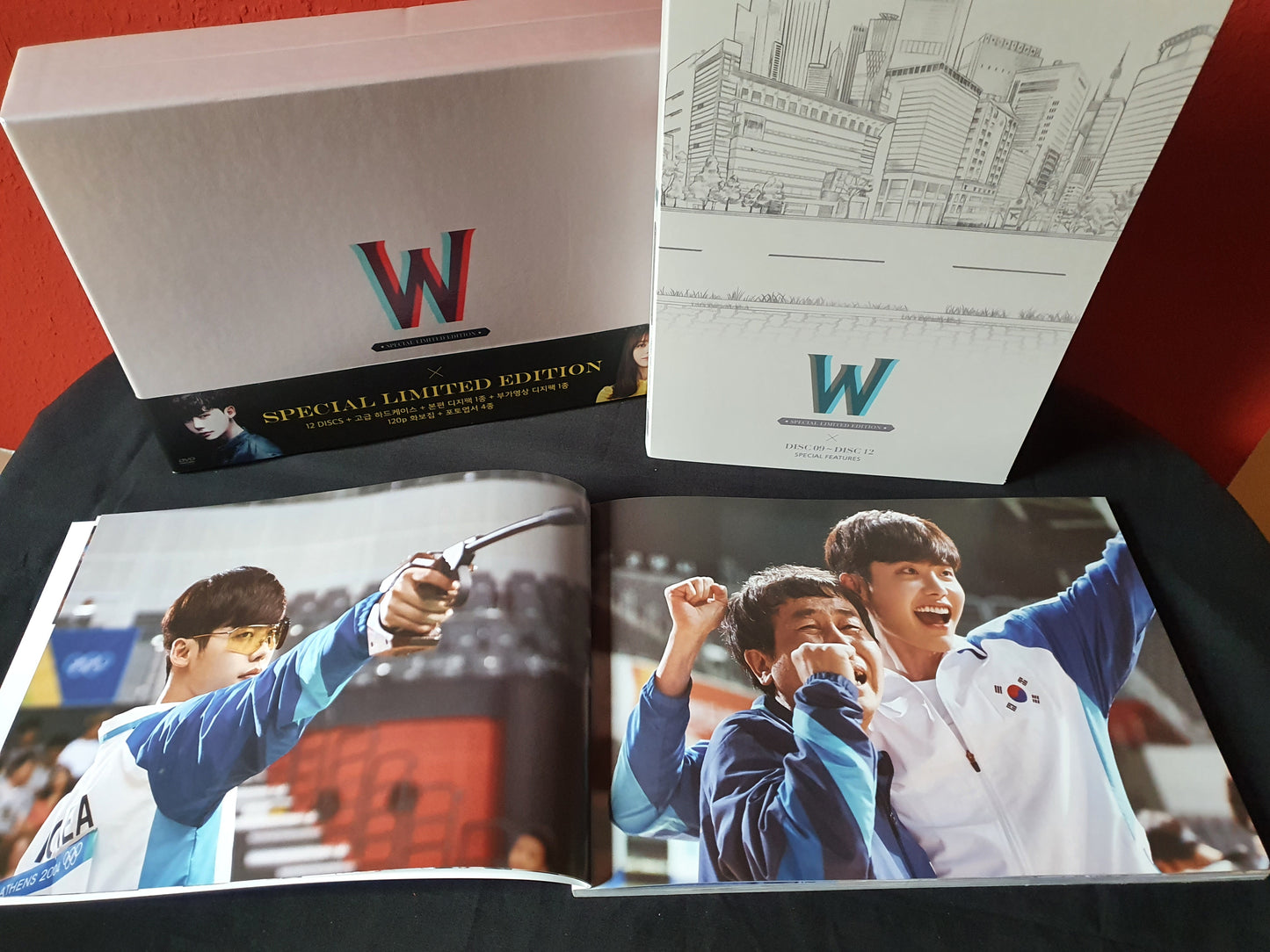 W Two Worlds Korean Series DVD Special Limited Edition 12 Discs Director's Cut (Photobook + Post Cards) English Sub