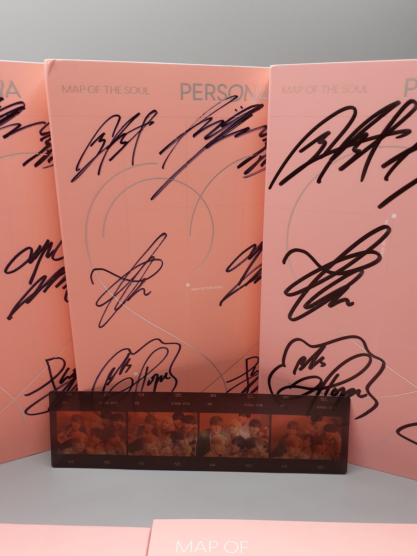 BTS MAP OF THE SOUL: PERSONA 4 Versions SET Autographed Jimin V Jungkook JHope Suga RM Jin