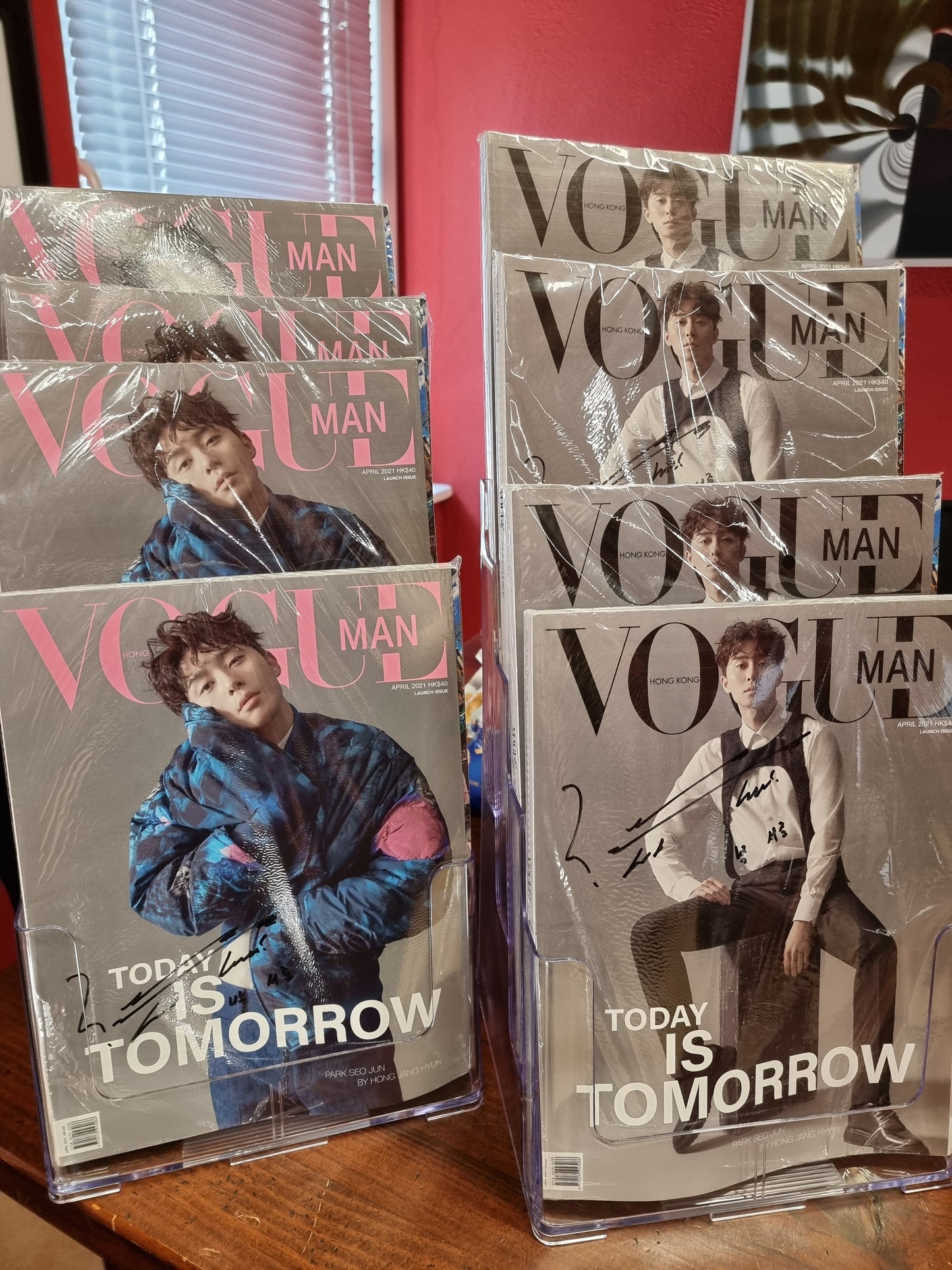 Park Seo Joon Vogue Man Hong Kong Magazine LIMITED EDITION with Autographed