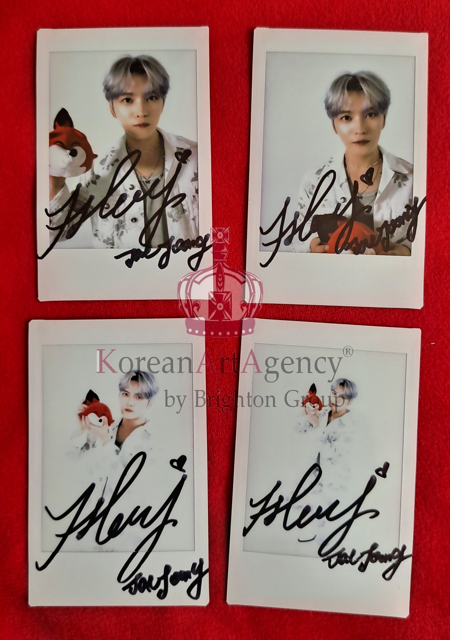 Kim Jae Joong Set of 2pcs Polaroid Instax Autographs