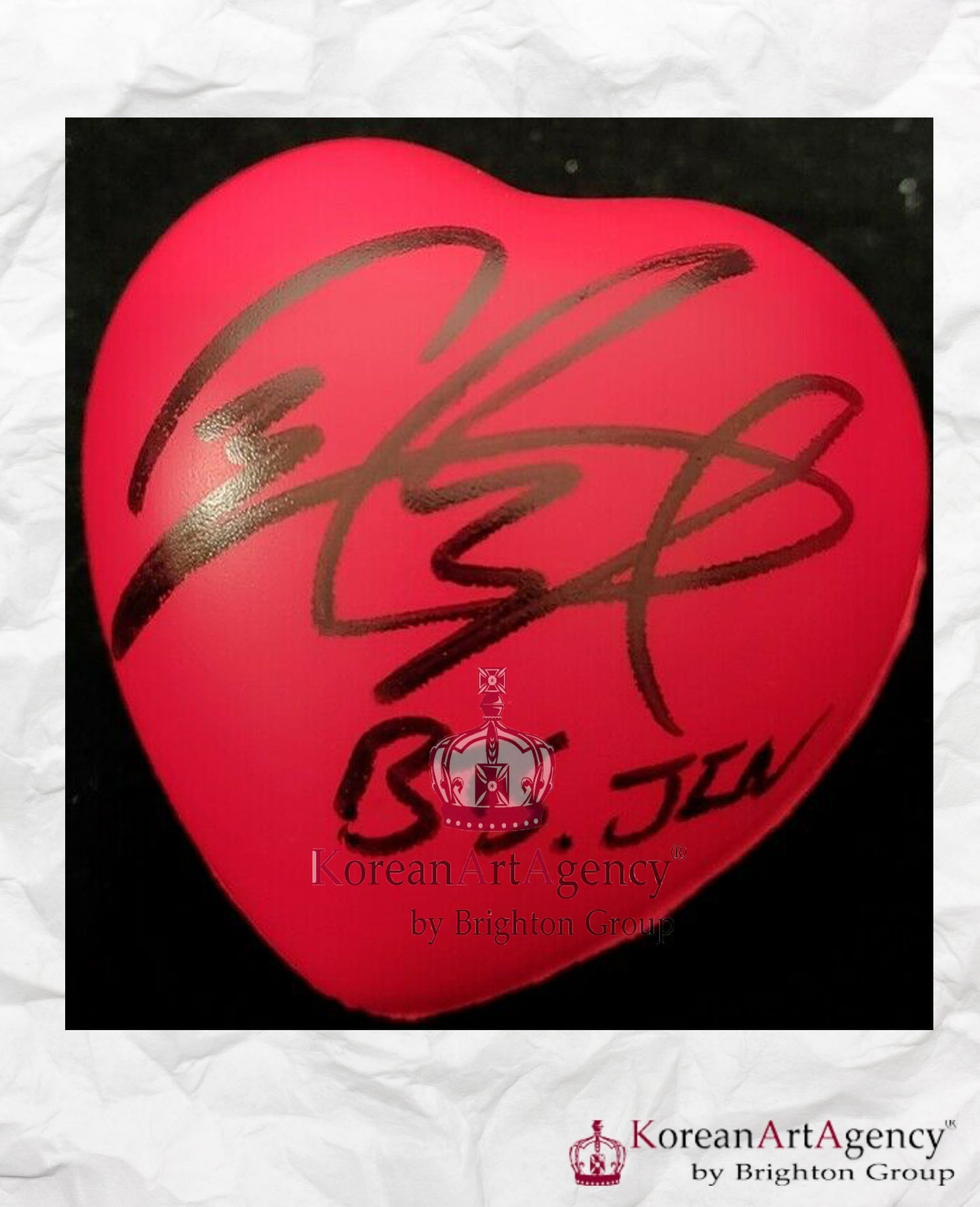 BTS HeartBall 7Pcs Individual Autographed SET Jimin JHope RM Jin Suga Jungkook V