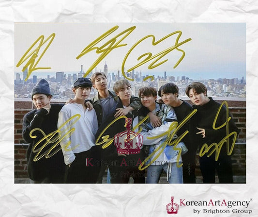 BTS Autograph Group Fotos Jimin JHope