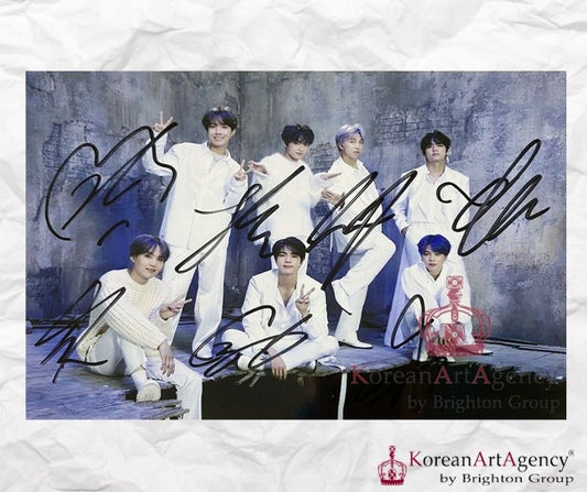 BTS Autograph Group Fotos Jimin JHope