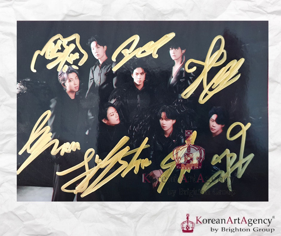 BTS Autograph Group Fotos Jimin JHope