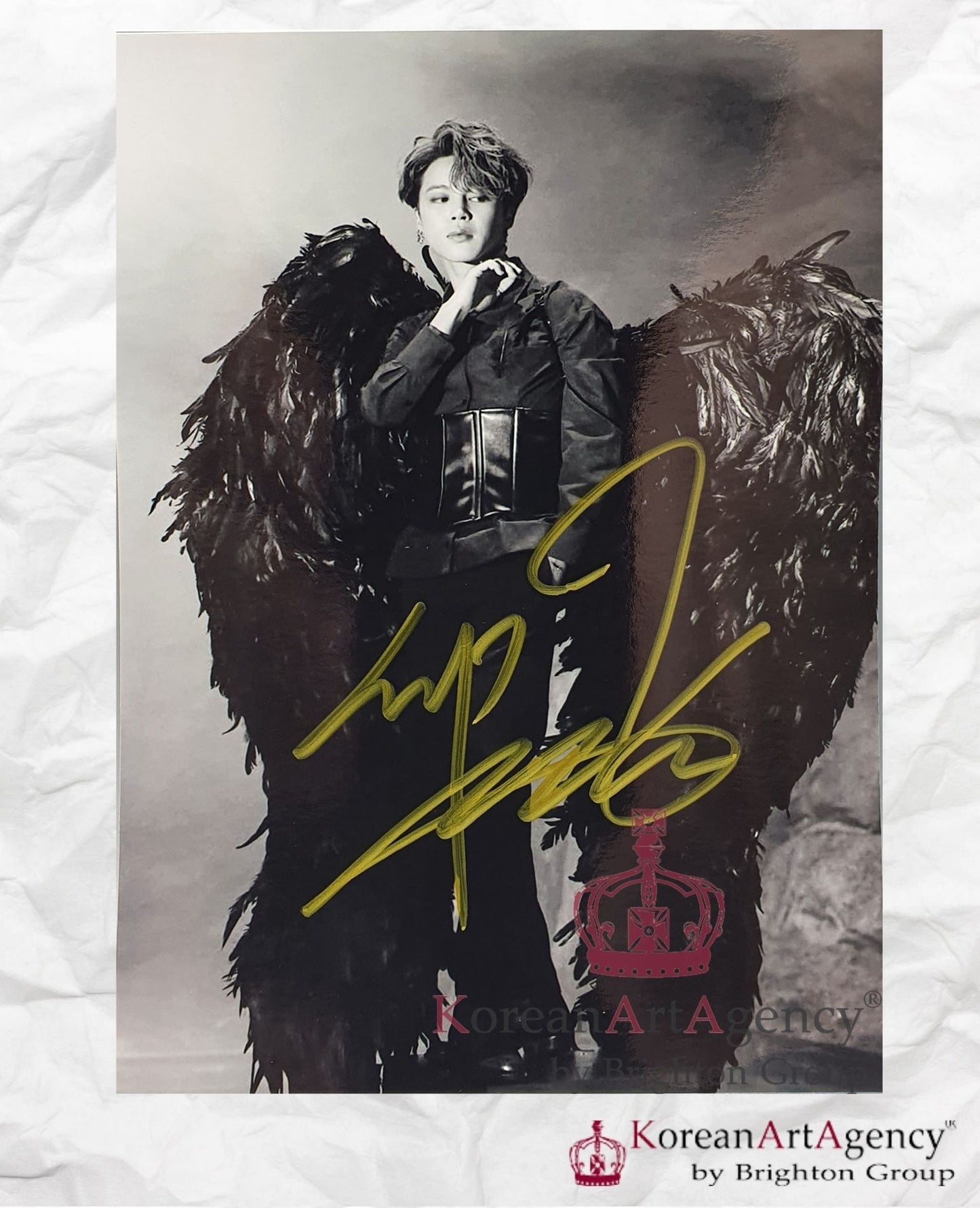 BTS Jimin Dark Angel Autograph