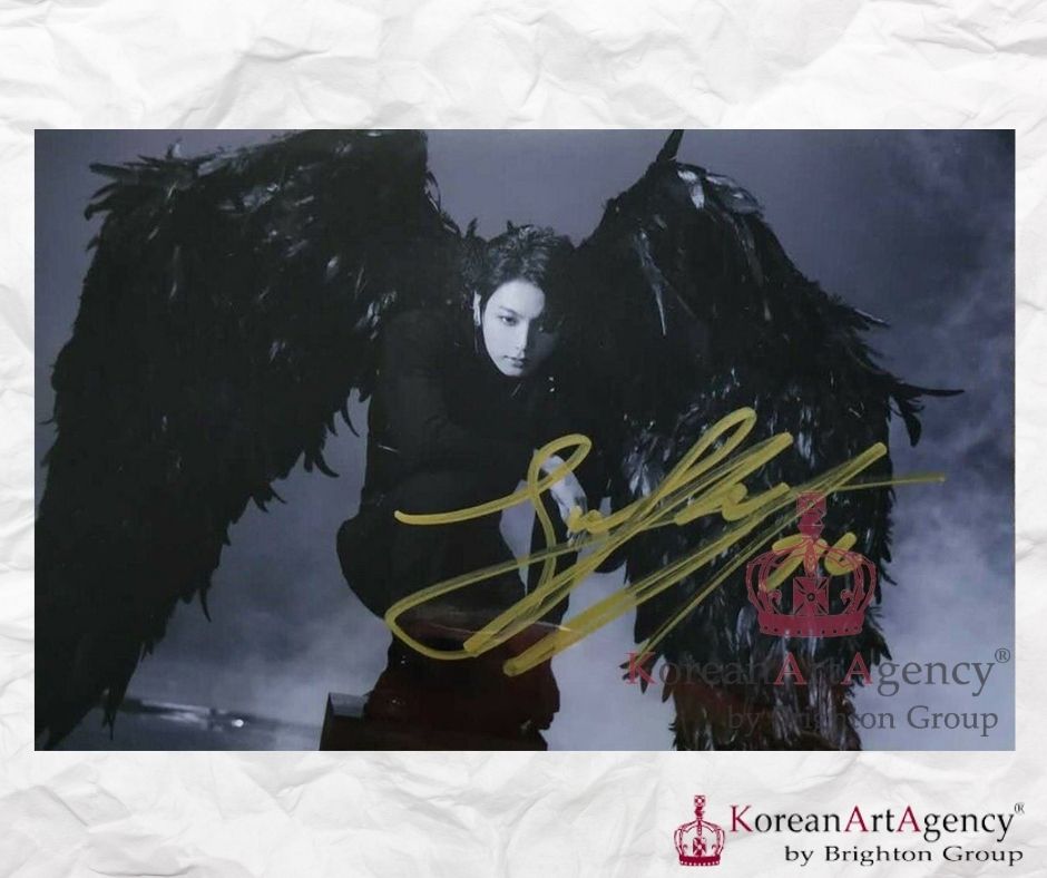 BTS Jungkook Dark Angel Autograph