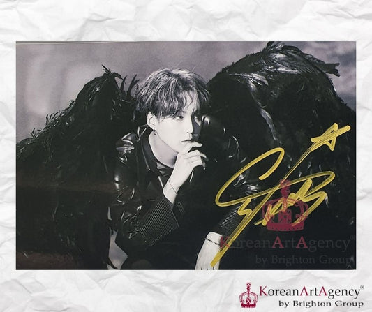 BTS Suga Dark Angel Autograph