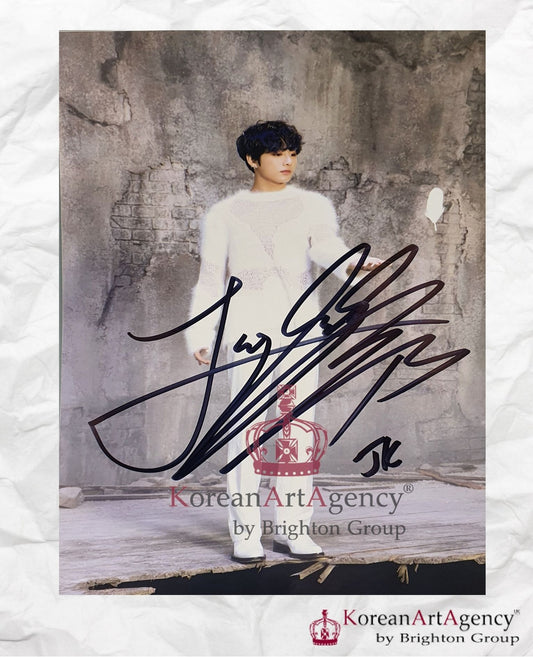 BTS Jungkook Dark Angel Autograph