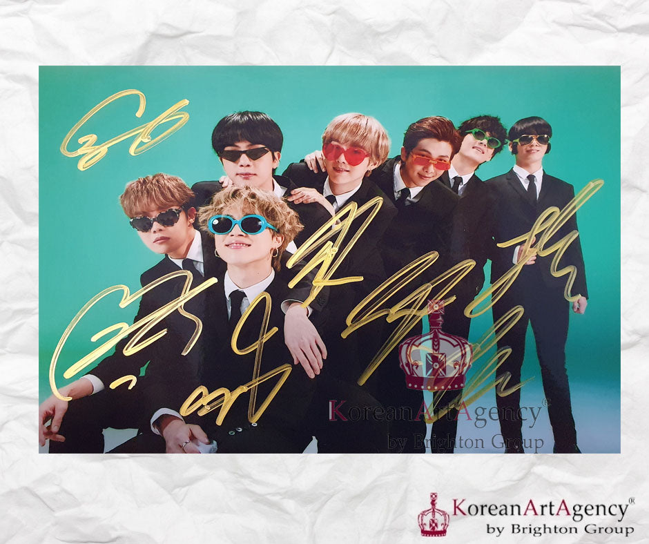 BTS Autograph Group Fotos Jimin JHope