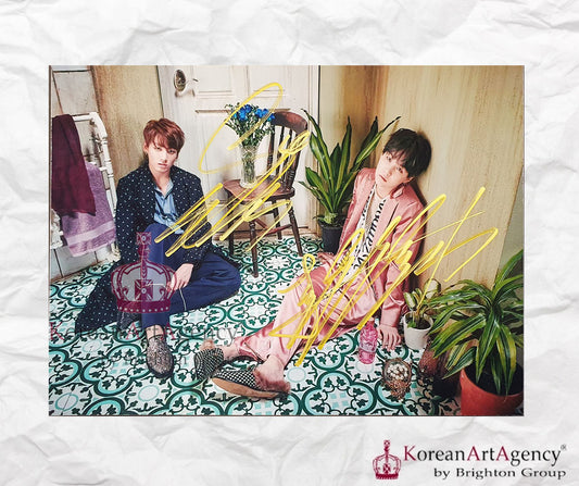 BTS Autograph Group Fotos Suga Jungkook