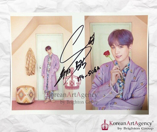 BTS Suga Autograph