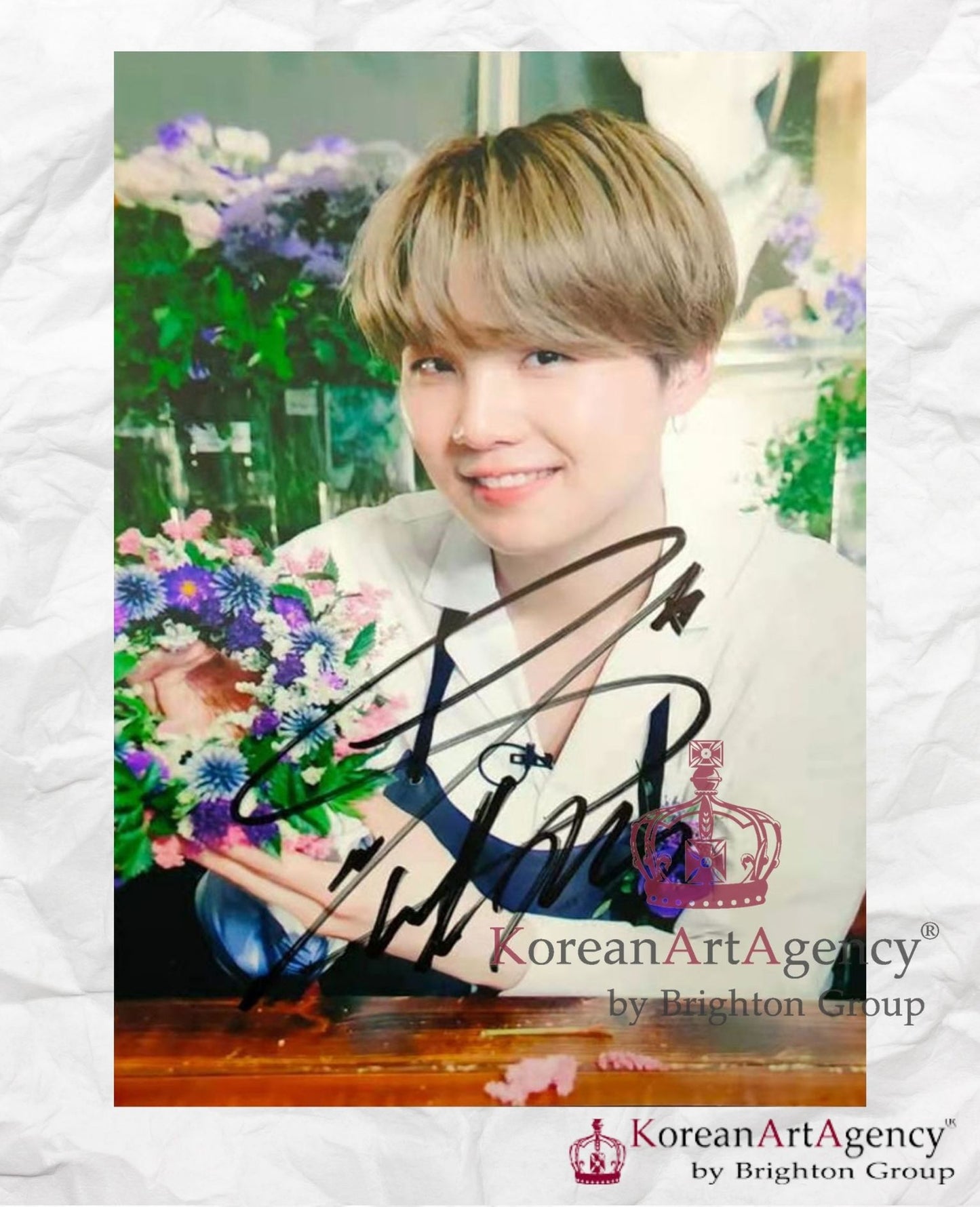 BTS Individual Autographed SET Jimin V JHope RM Jin Suga Jungkook